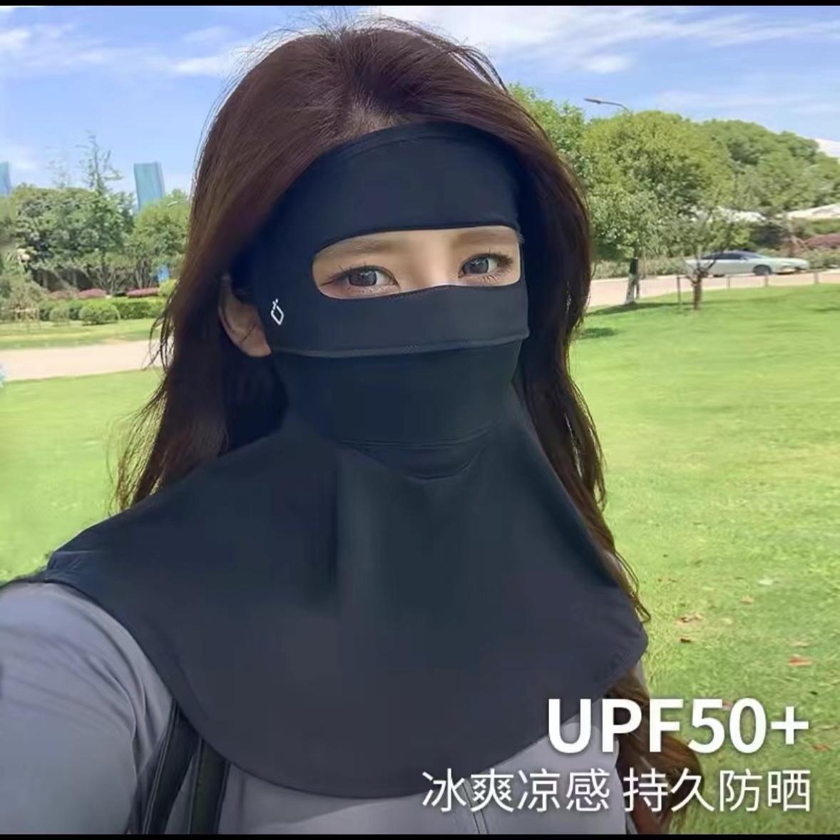 紫外线开车防晒防晒面罩全脸面罩图片