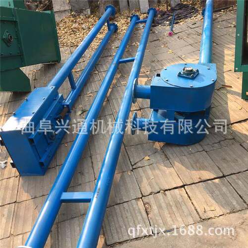 159链条式提升机 40米管链提升机 聚乙烯盘片拐弯式管链提升机