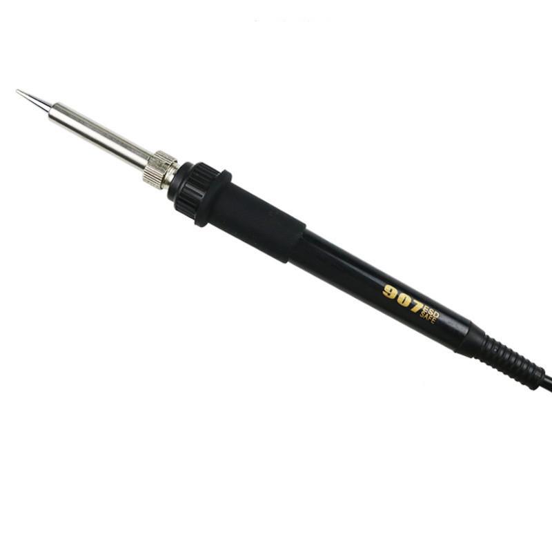 936a手柄t12电烙铁907手柄线恒温937a高频焊台5针孔配件