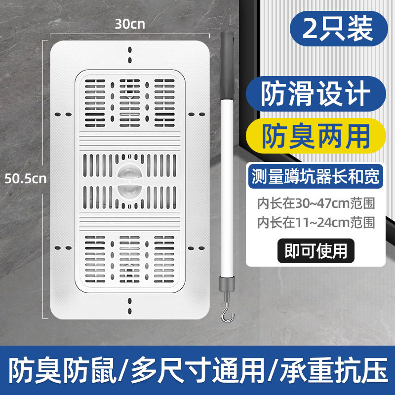 蹲便器防臭堵臭器卫生间蹲坑防厕所洞塞神器卫生间便池堵马桶塞子