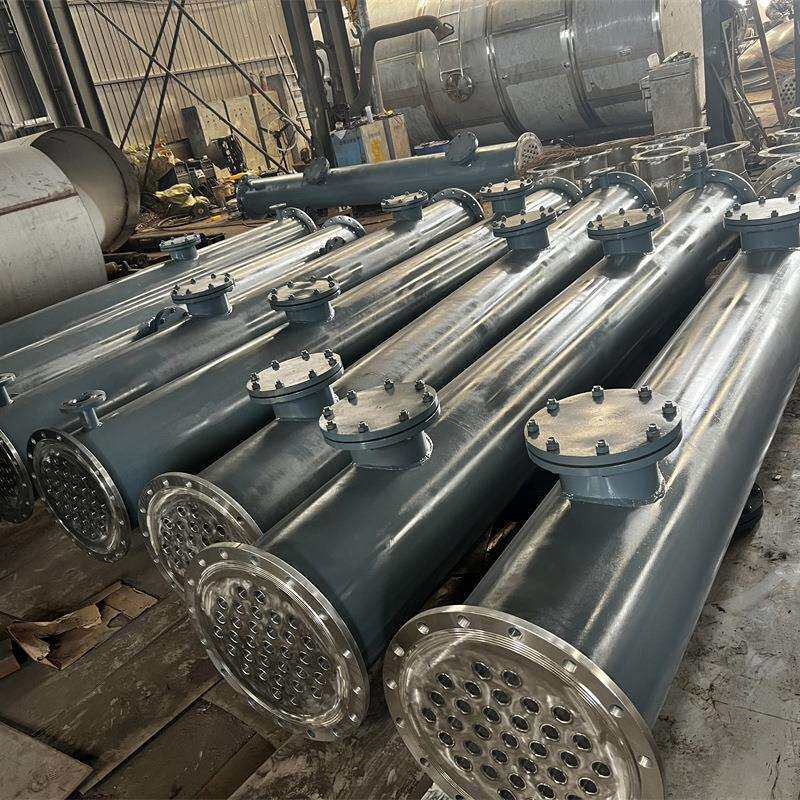 304不锈钢列管冷凝器 内循环式连续作业无缝工业蒸汽加热交换器