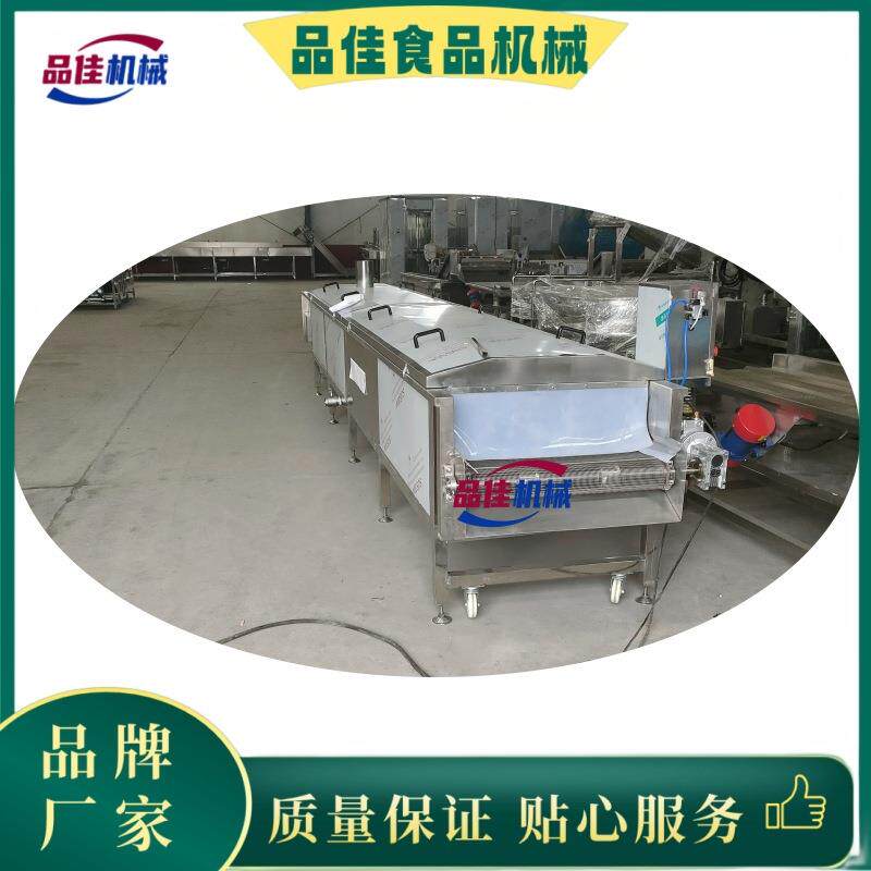佳品牌红薯紫薯蒸煮设备 468米山药西红柿地瓜自动蒸汽蒸煮流水