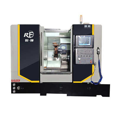 广东锐锋机械6152SY单刀塔双主轴车铣复合 一次加工成型数控机床