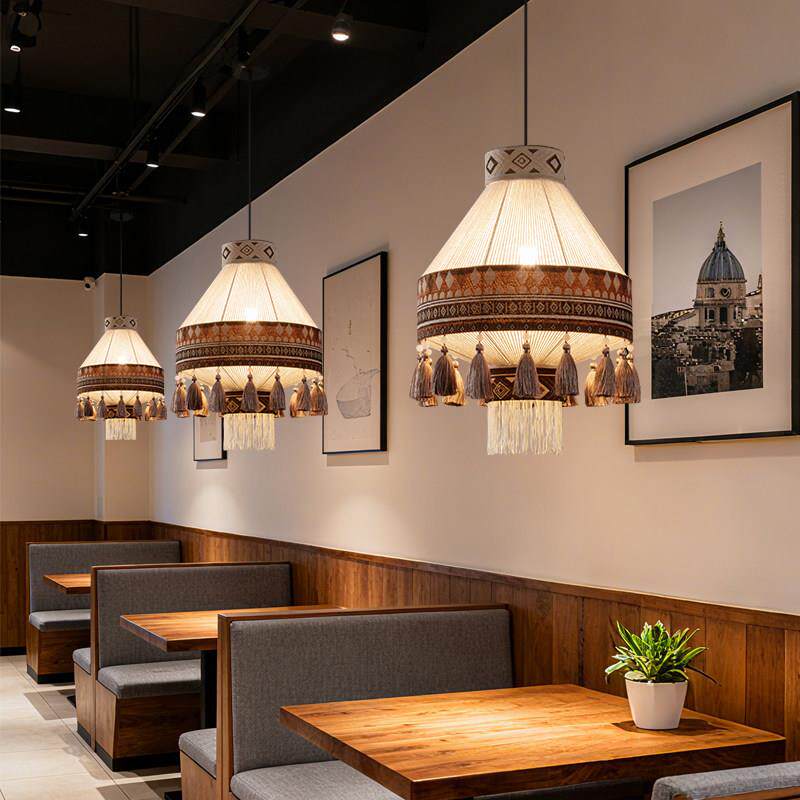 波GMD016西米亚吊复古风餐饭厅灯民宿卧室客灯异域厅风情烧烤饮店