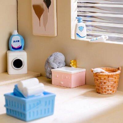 Micro Landscape Creative Bathroom Objects Props DIY Doll