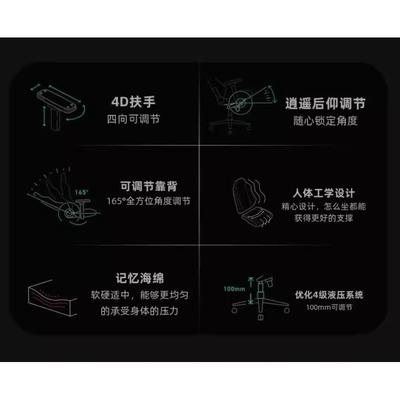 正品ENT护UVIBE 稳途VV1电脑电竞人体工学椅腰椅游戏椅男女家用椅