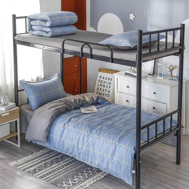 家学厂生舍被子全套整套床上宿用品XAX一单人被褥套装六件套被套