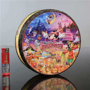 怀旧老上海老物件老铁皮饼干桶收藏道具陈列饼干盒饼干桶铁皮盒