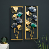 饰玄关壁挂饰品客厅沙发背景墙挂饰 墙面挂件铁艺装 新中式 家居软装