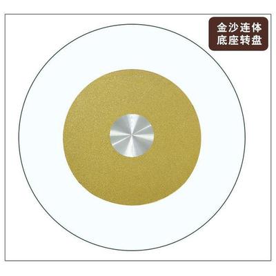 钢化玻璃圆桌面带转盘家庭圆桌转盘餐桌家用旋转长方形上的小家用