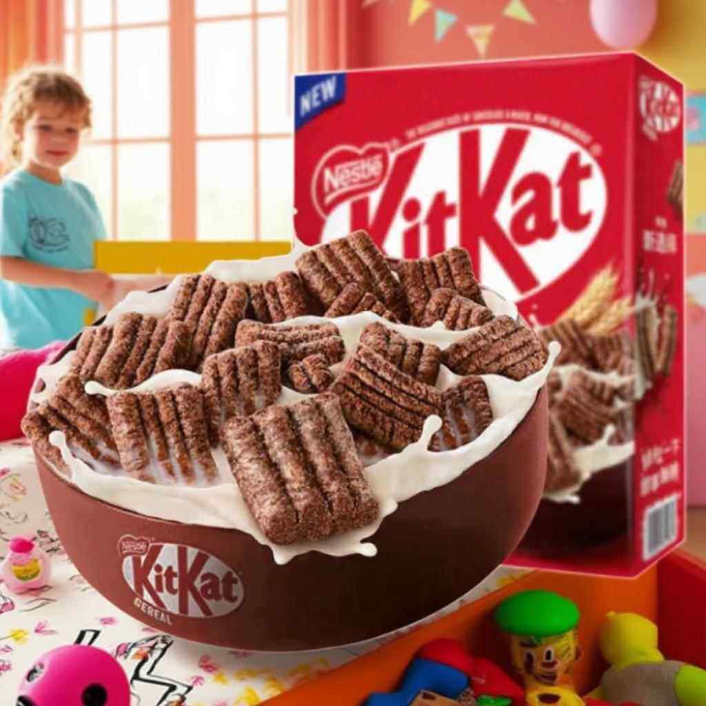 KitKat雀巢可可味即食麦片奇巧威化脆巧克力谷物牛奶伴侣膳食纤维