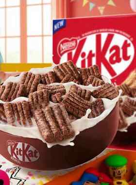 KitKat雀巢可可味即食麦片奇巧威化脆巧克力谷物牛奶伴侣膳食纤维