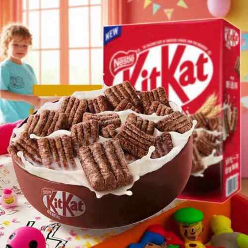 KitKat雀巢可可味即食麦片奇巧威化脆巧克力谷物牛奶伴侣膳食纤维