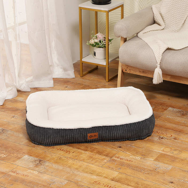 秋冬款椭圆大中小码宠物窝可拆洗狗狗床垫猫窝家用舒适宠物用品
