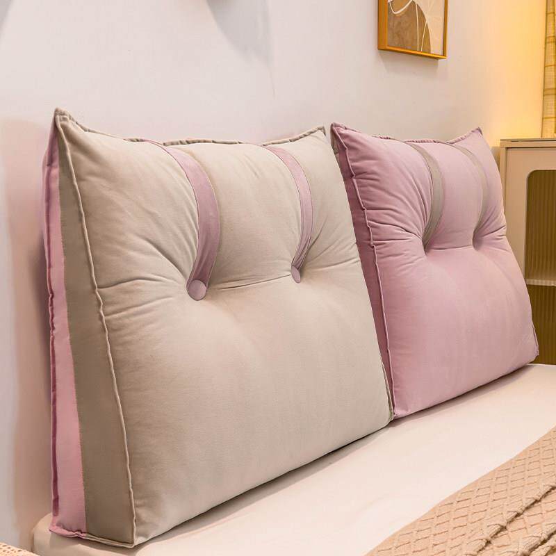 床头靠枕大靠背三角床上靠垫卧室榻榻米软包飘窗护腰软垫可拆洗