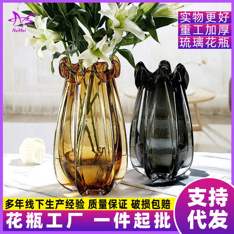 加厚高级感轻奢大白菜琉璃花瓶插花客厅玄关餐桌酒店装饰摆件批发,家居饰品,花瓶,淘宝优惠券,粉丝福利购,淘宝优惠卷