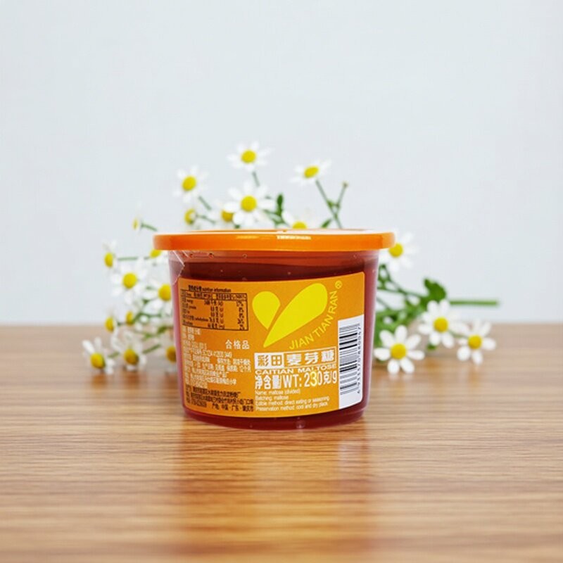 包邮彩田纯正麦芽糖230g*6杯装 麦芽香糖 麦芽糖饴 内馅 儿时味道