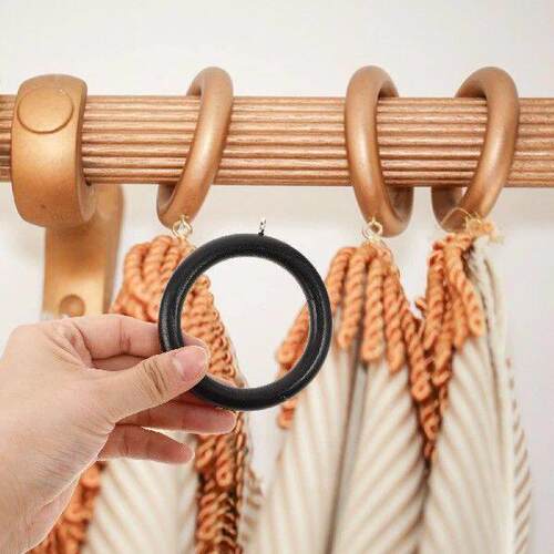 6 Pcs Curtain Ring Rings Curtains Rods Hanging Window