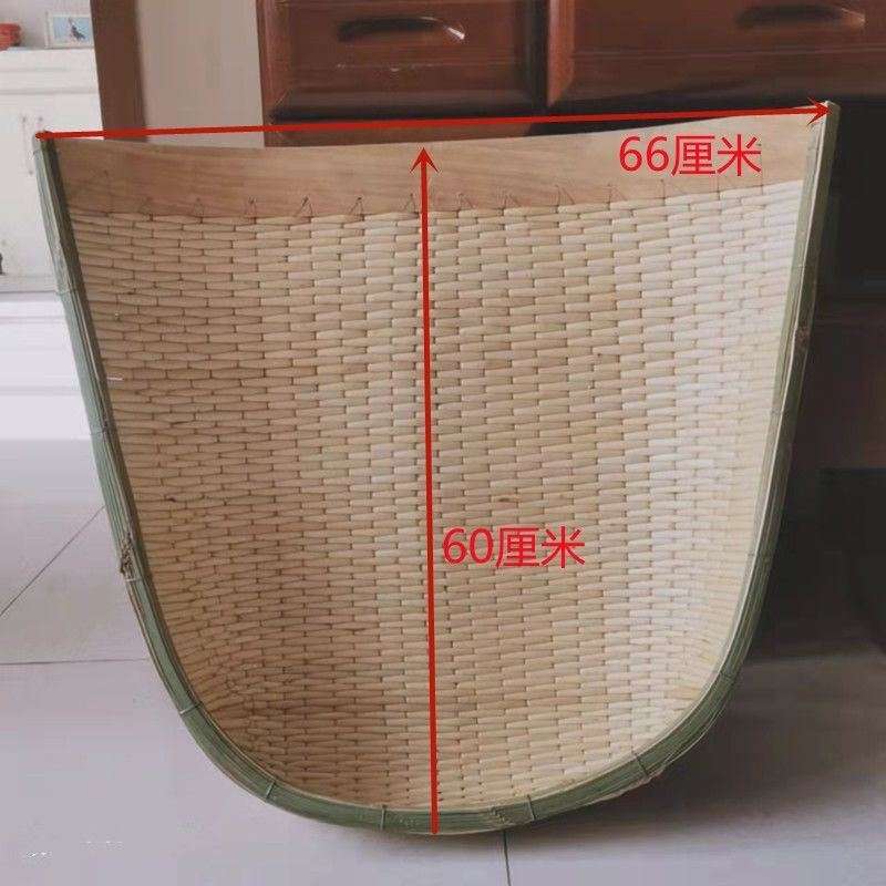 农用纯手工柳编簸箕家用大中小号柳条簸箕笸箩收纳筐结实耐用抖米