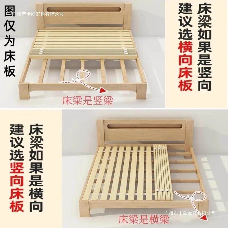 杉木硬床板垫片实木排骨架垫板折叠硬木板片防潮双人加厚铺板护腰图片