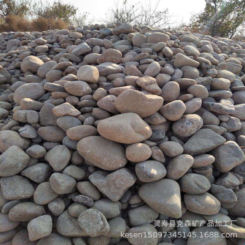 厂家加工鹅卵石黑色园林造景白石子3-55-8mm砾石多肉植物五彩铺路
