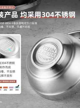 ZkB5f6F304不锈钢餐具碗盘套盘装便携行户露营家用厨房碗碟旅筷子