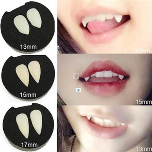 Party Halloween Resin Vampire Teeth For Kids Cosplay