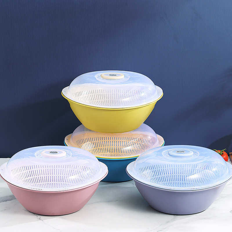 双层洗菜盆沥水篮塑料家用水果盘漏盆家用多功能圆形洗菜盆水果篮,餐饮具,洗菜盆/沥水篮/漏水筛,淘宝优惠券,粉丝福利购,淘宝优惠卷