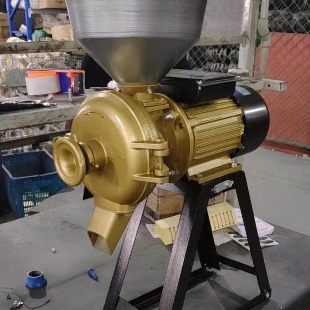 180型玉米粉碎机磨粉机大功率电动商用磨米粉五谷杂粮大型打粉机