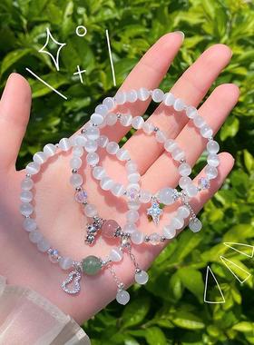 猫眼石ins少女心初恋甜美手链