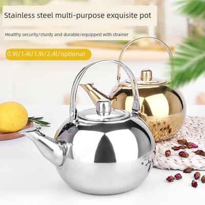 Stainless Steel Hot Water Kettle Pot Tea Maker Infuser Tea
