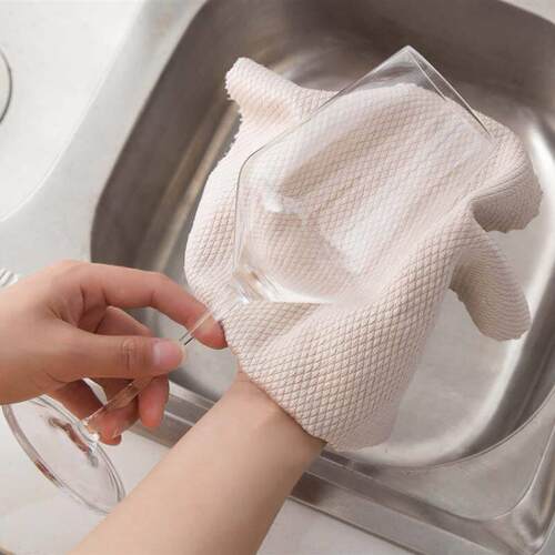 Kitchen Towel Cleaning Cloth Window Glass Rag Dish Wipe rags