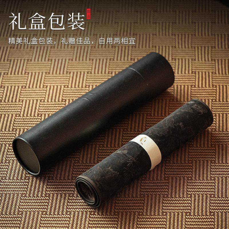 高端手工香云纱茶席中式真蚕丝防水干泡茶垫双面茶桌布垫隔热桌旗