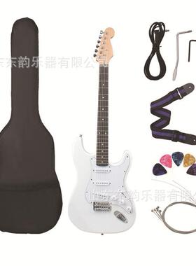 跨境热卖；厂家电吉他 ST经典款 22品电吉他 电吉他套装
