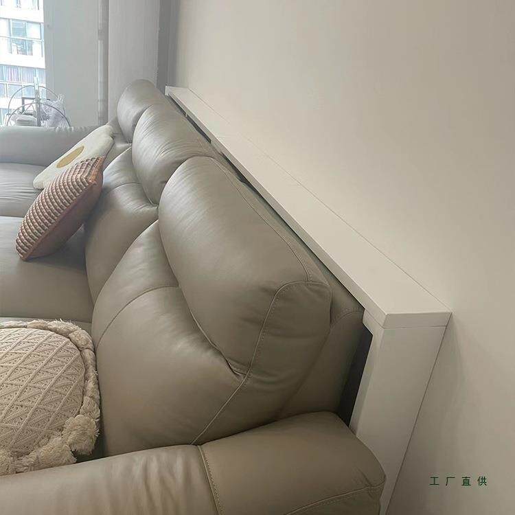 订制客条厅后电动沙发置物架实木窄长桌985子缝隙收纳靠墙能位功