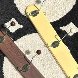 ins中古榉木挂钩服装店试衣间入户玄关墙面挂衣钩更衣室挂衣架