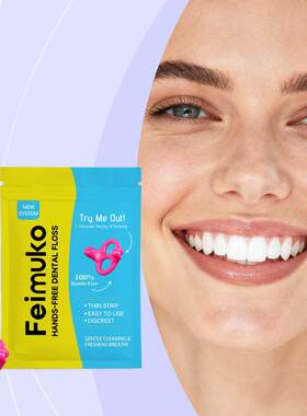Feimuko Hands-Free Flosser. The hands-free design fits perfe