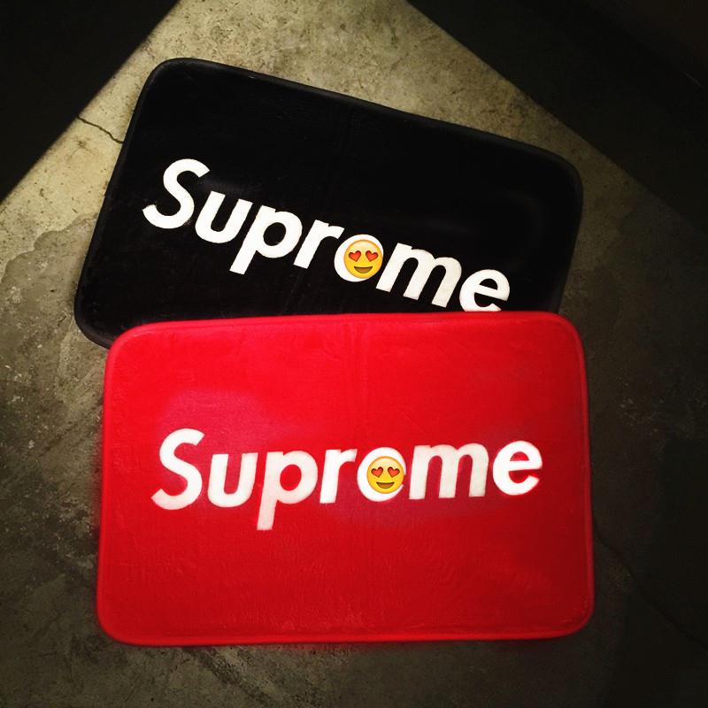 包邮 潮牌Sup进门地毯客厅榻榻米茶几卧室家用床边毯门垫地垫