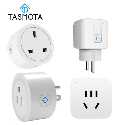 Tasmota智能插座HA连接电量欧规英规美规国标插座10A 16A
