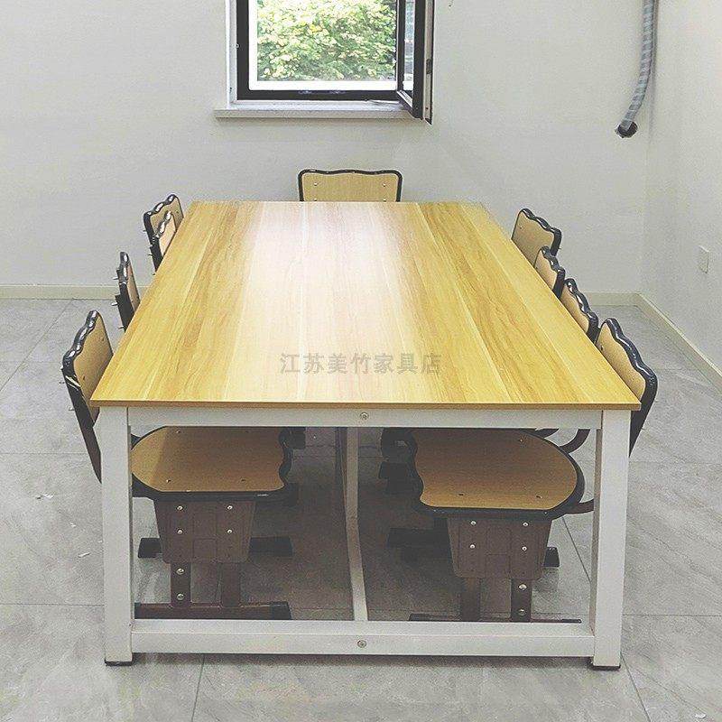 小学生课桌椅培训桌 辅导班幼儿园美术桌绘画桌 彩色儿童桌长条桌