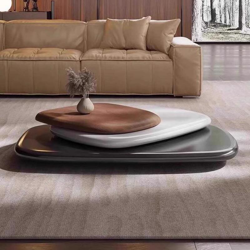 旋转茶几意式极简设计师悬浮茶几异型酒店客厅茶几Coffee table