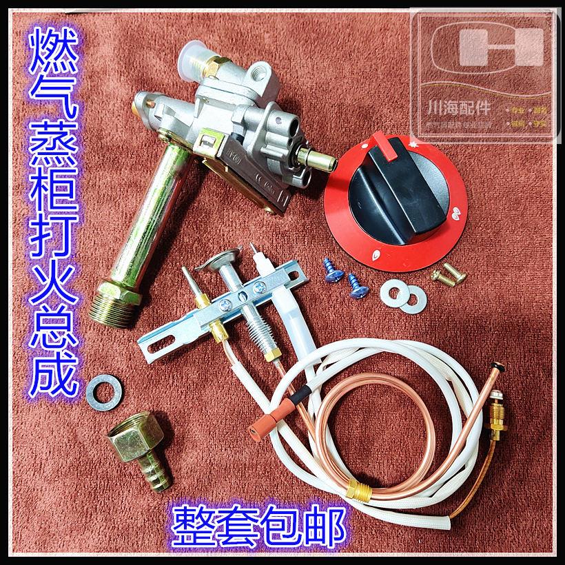 蒸饭柜开关熄火保护点火器商用蒸饭车打火总成开关 配件 安检改装