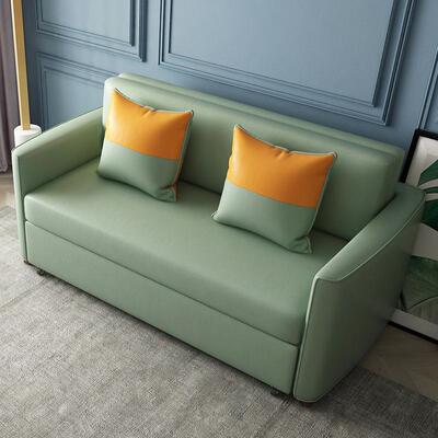 沙发床现代厅简约两用折叠多功9610户能客阳台小型单双人可储物科