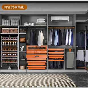 下拉式挂衣杆可伸缩衣通FPA家衣拉帽间用杆衣柜内挂缓冲下拉升降