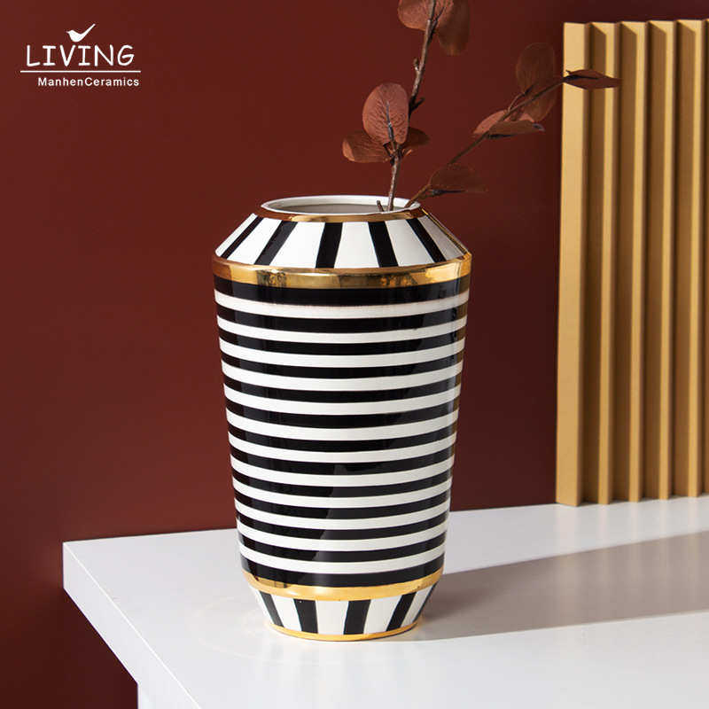 空间港轻奢花瓶陶瓷高级感摆件ins风酒柜玄关家居手绘装饰工艺品,家居饰品,花瓶,淘宝优惠券,粉丝福利购,淘宝优惠卷