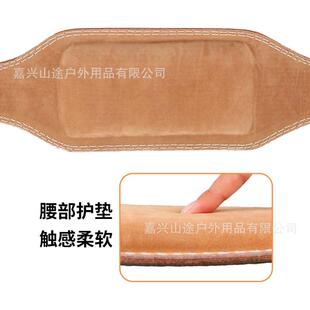 TMT健身腰带举重深蹲硬拉撸铁运动用品护腰带皮质训练护具男批发