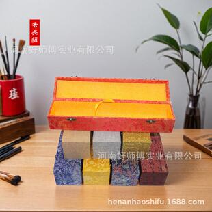 装画盒书画锦盒字画收藏盒卷轴防潮字画收纳筒盒子定制礼盒