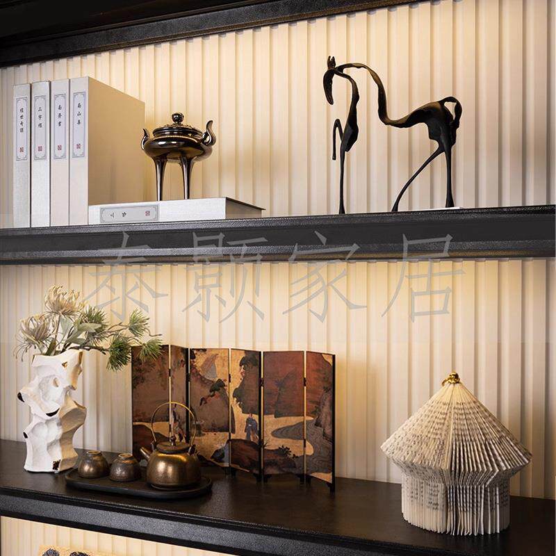 新品JJ中式样板间软装饰茶具套装厅装饰茶马口铁叶罐客厅茶室展摆