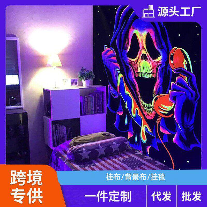 亚马逊跨境欧洲中世纪挂毯复古装饰挂布网红直播卧室装饰背景墙布