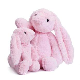 Plush Long Cute Sleeping Toys Soft Rabbit Ear Stuffed 30cm